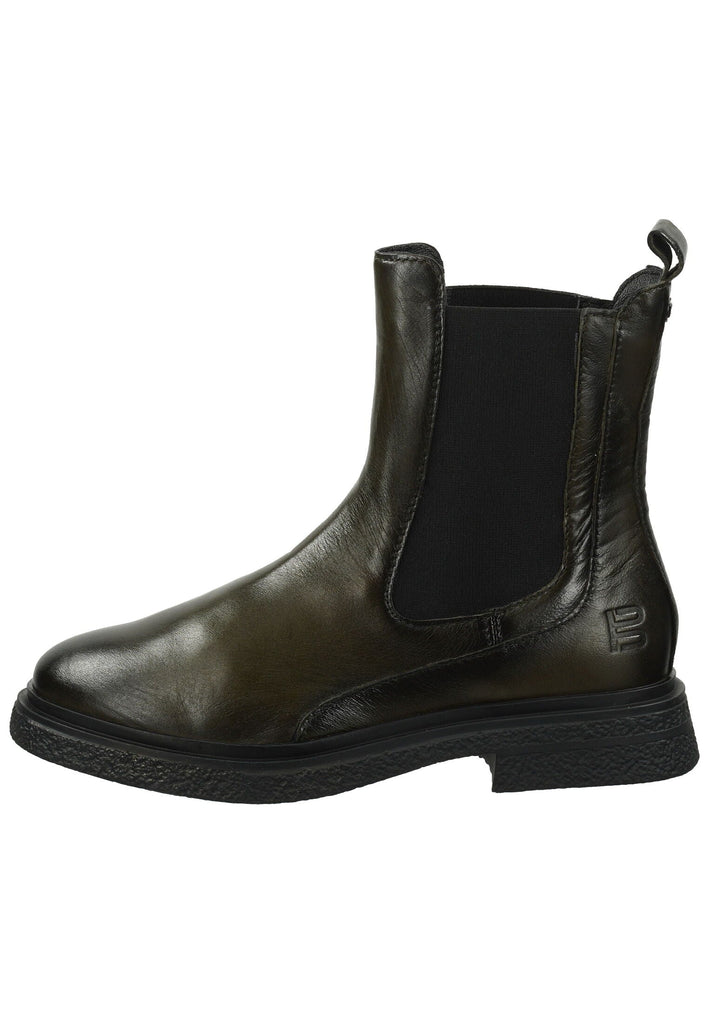 Stiefeletten Bagatt Stiefelette Leder/Textil Dunkelgrün