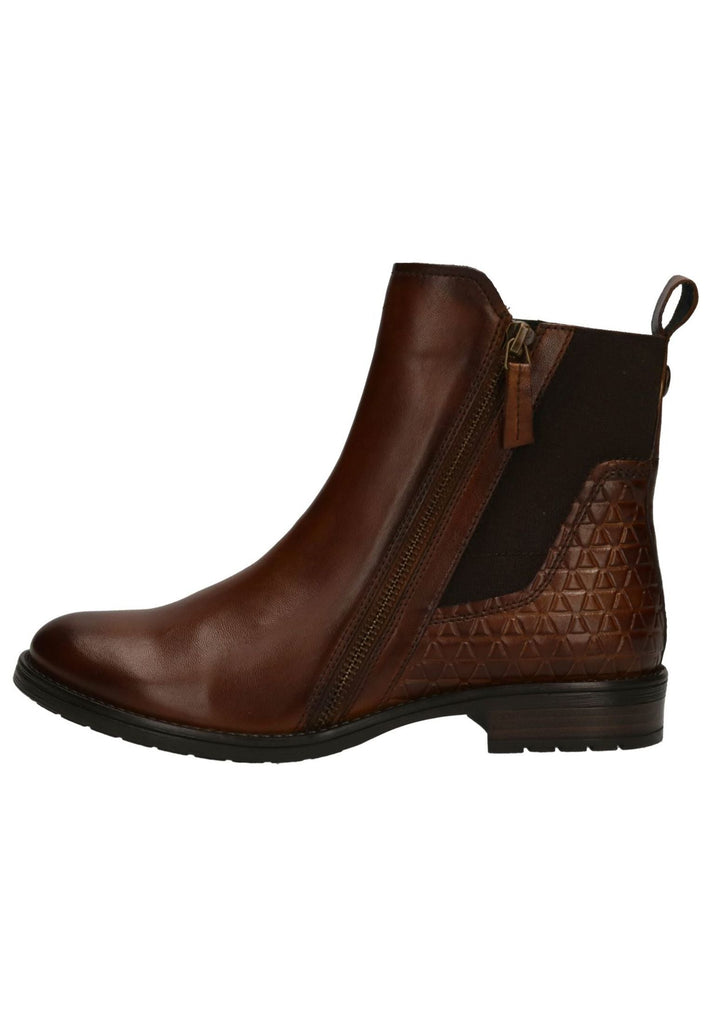 Stiefeletten Bagatt Stiefelette Nappaleder Braun