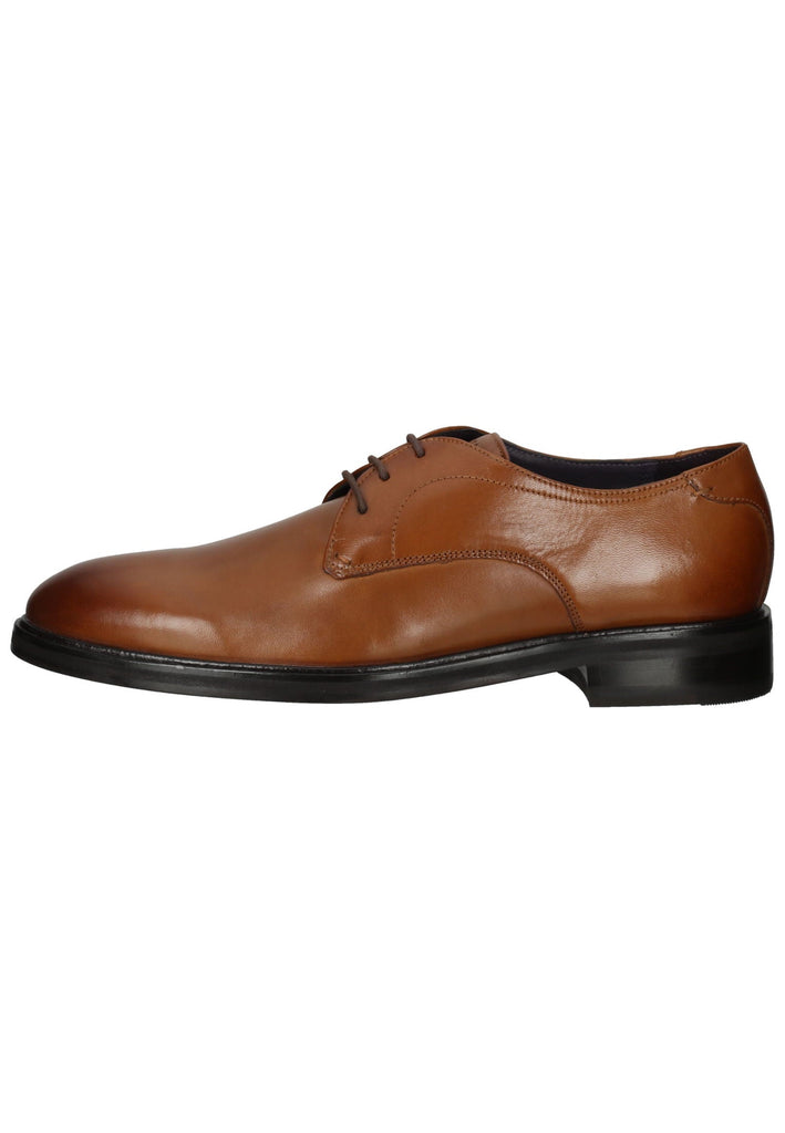 Halbschuhe Baldessarini Businessschuhe Leder Cognac