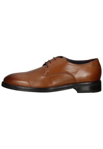 Halbschuhe Baldessarini Businessschuhe Leder Cognac