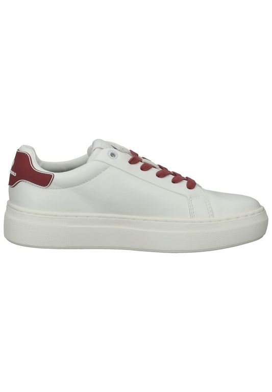Björn Borg Sneaker Lederimitat Weiß/Rot