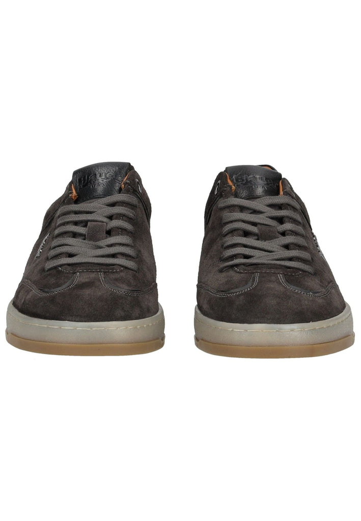 Blauer Sneaker Leder Dunkelgrau