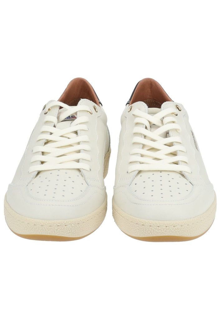 Blauer Sneaker Leder/Synthetik Weiß