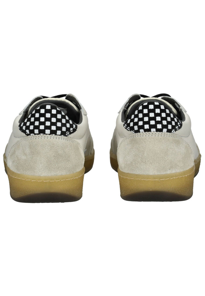 Blauer Sneaker Leder Weiß/Schwarz