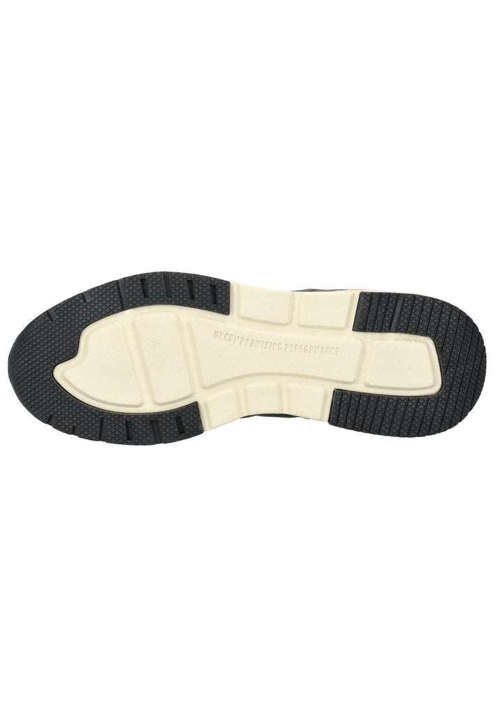 Blauer Sneaker Lederimitat Grün