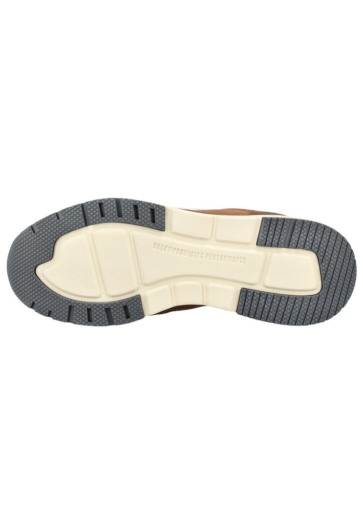 Blauer Sneaker Veloursleder/Textil Braun