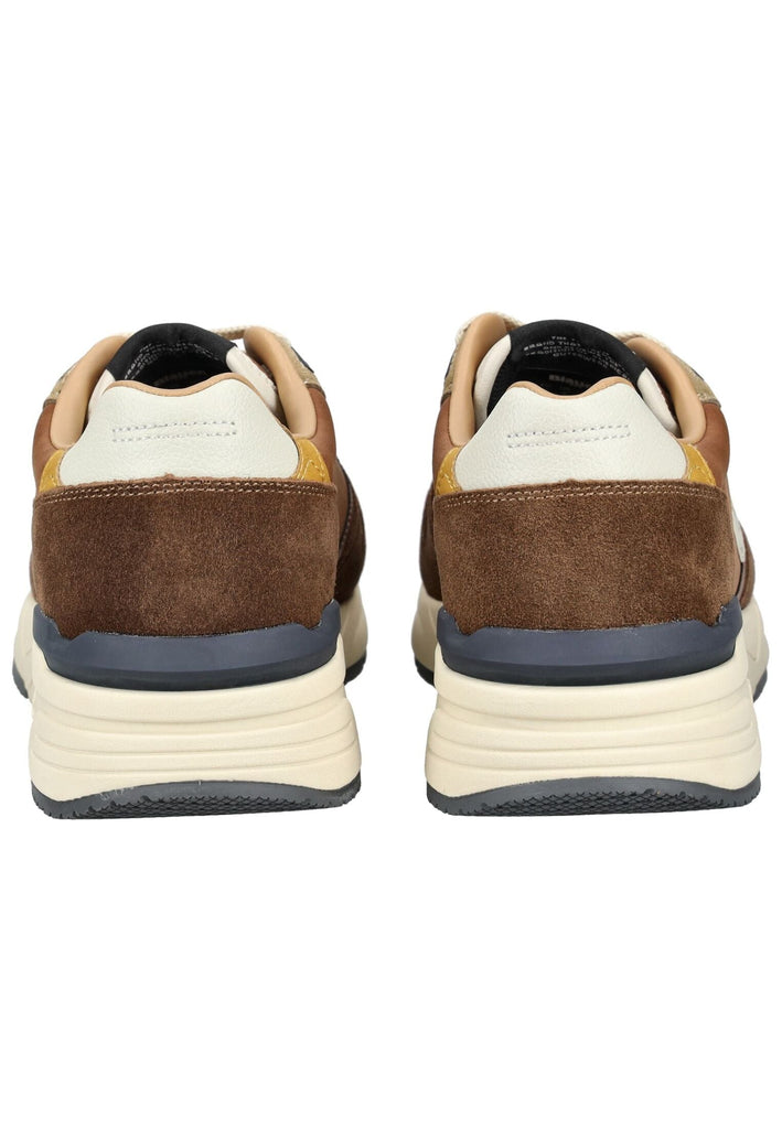 Blauer Sneaker Veloursleder/Textil Braun