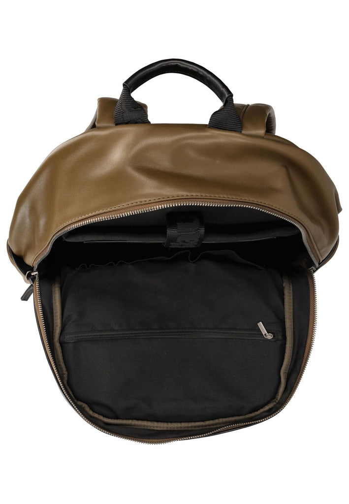 Blauer Taschen Lederimitat Grün