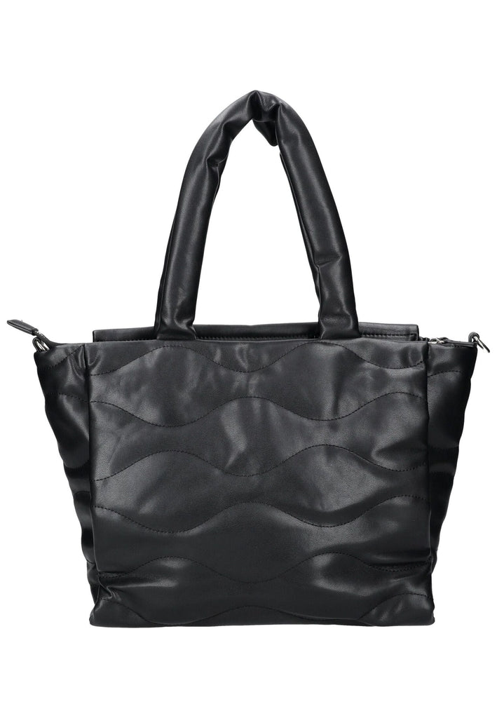 Blauer Taschen Lederimitat Schwarz