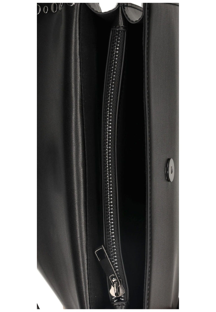 Blauer Taschen Lederimitat Schwarz