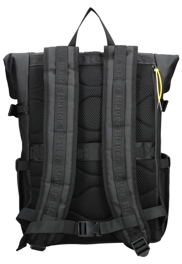 Blauer Taschen Lederimitat Schwarz