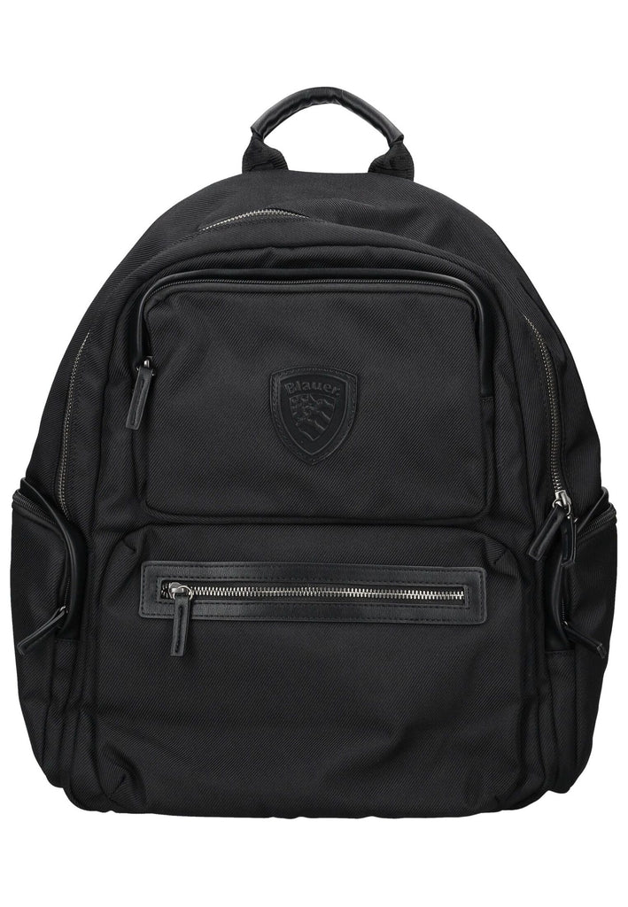 Blauer Taschen Lederimitat Schwarz