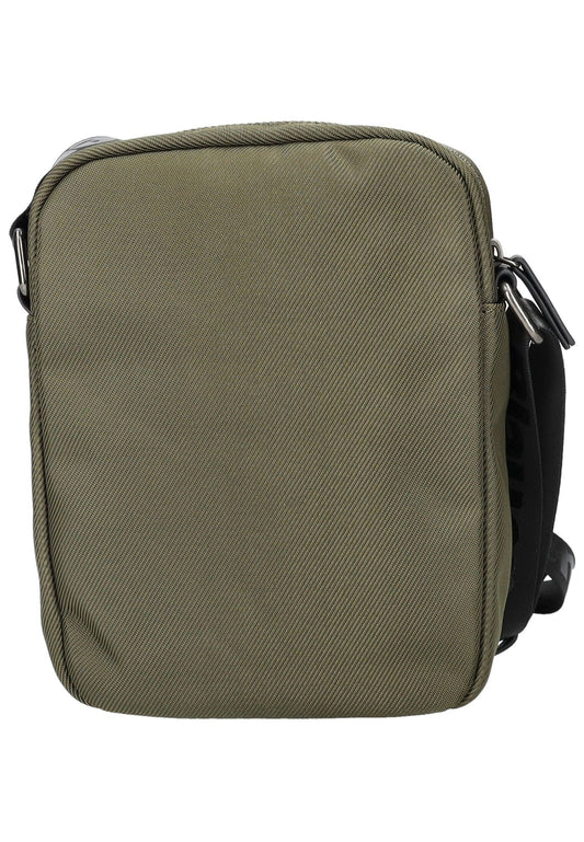 Blauer Taschen Lederimitat/Textil Military
