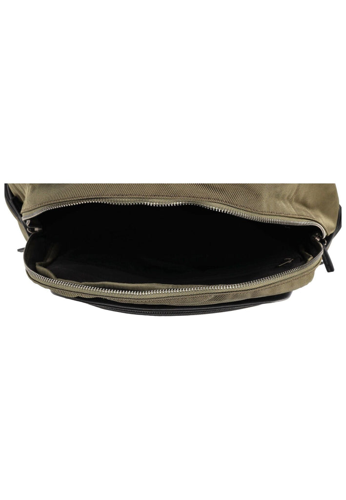 Blauer Taschen Lederimitat/Textil Military