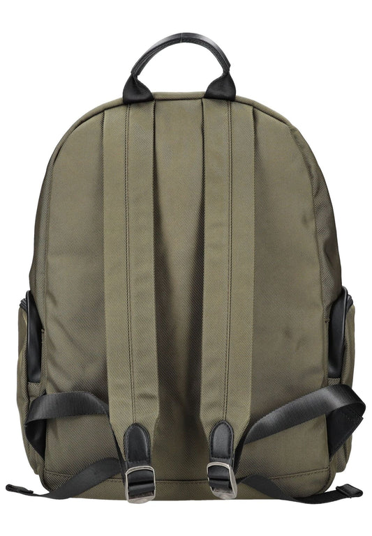 Blauer Taschen Lederimitat/Textil Military