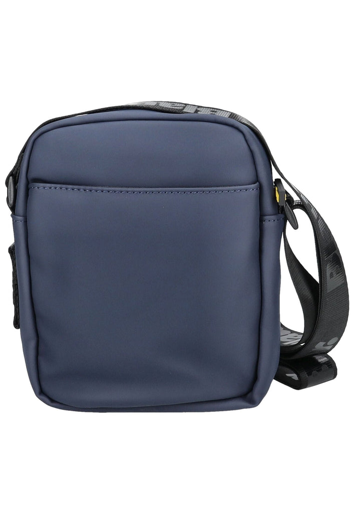 Blauer Taschen Lederimitat/Textil Navy