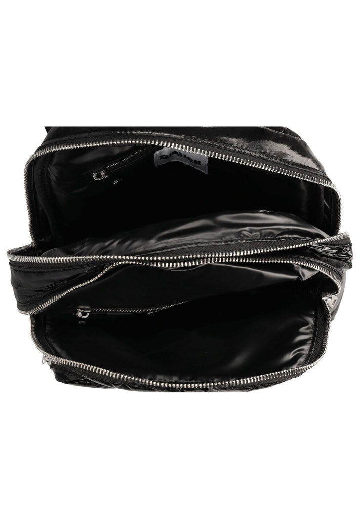 Blauer Taschen Nylon Schwarz