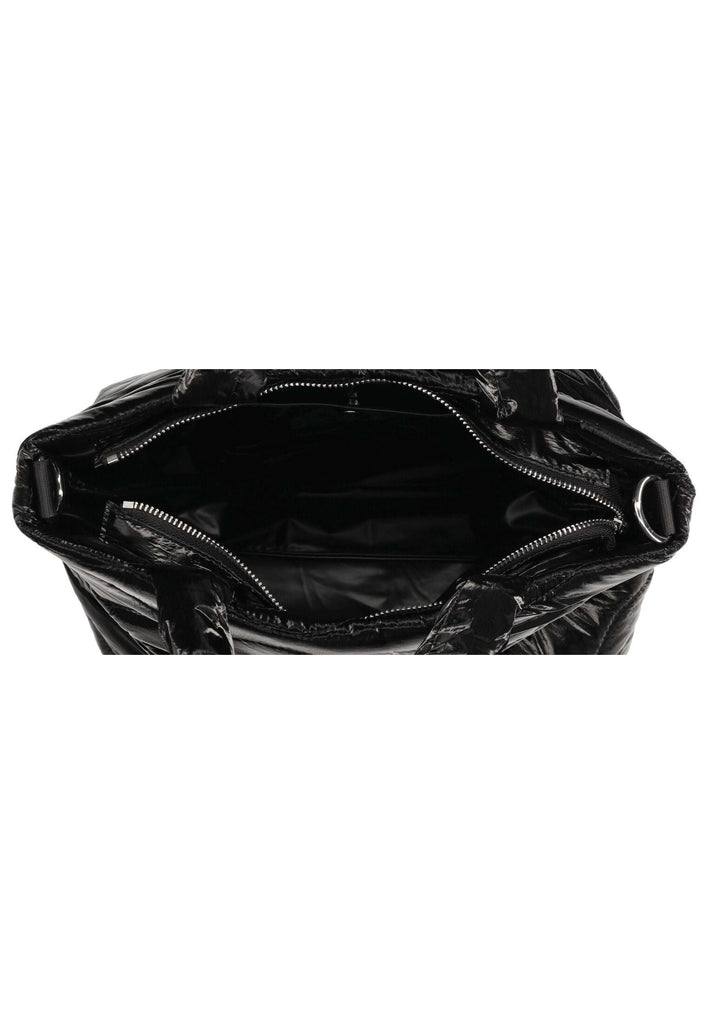 Blauer Taschen Nylon Schwarz