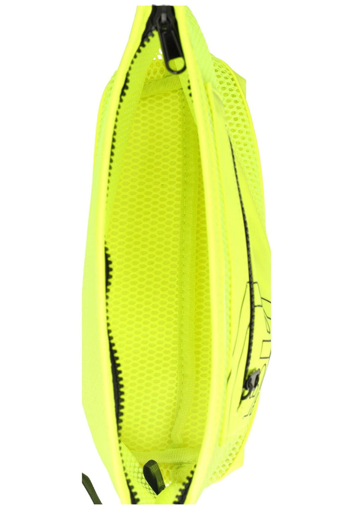 Blauer Taschen Textil Gelb