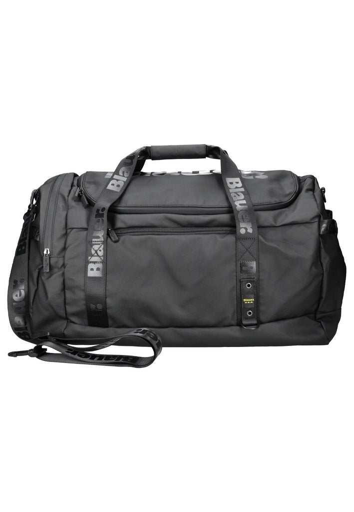 Blauer Taschen Textil Schwarz