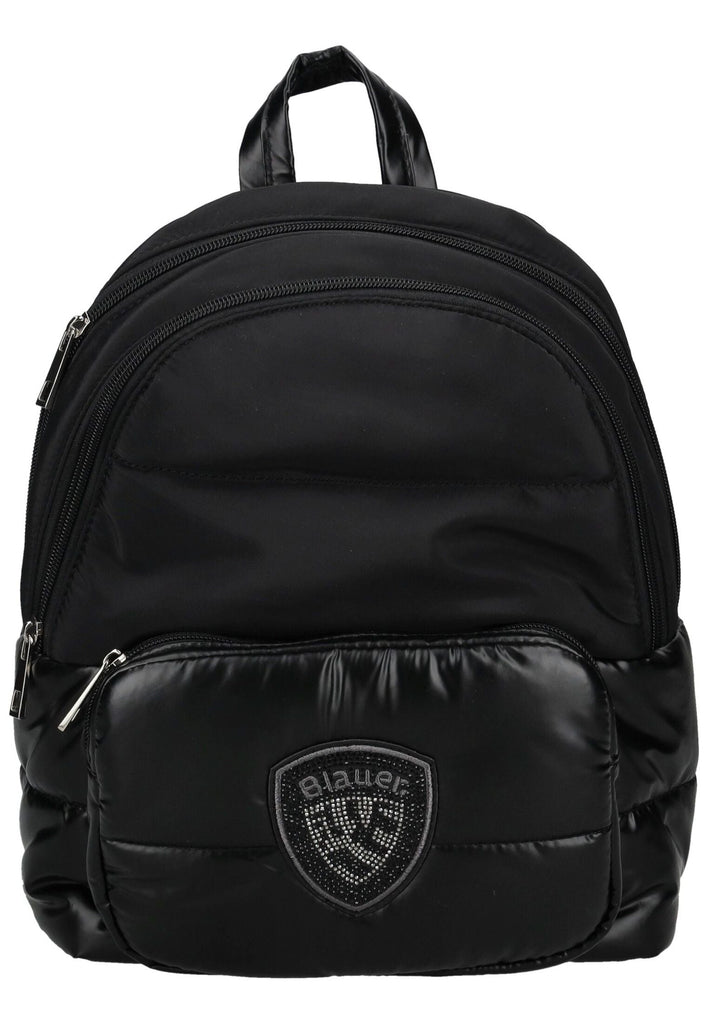 Blauer Taschen Textil Schwarz