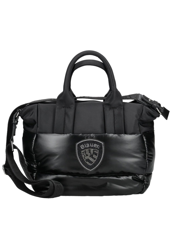 Blauer Taschen Textil Schwarz