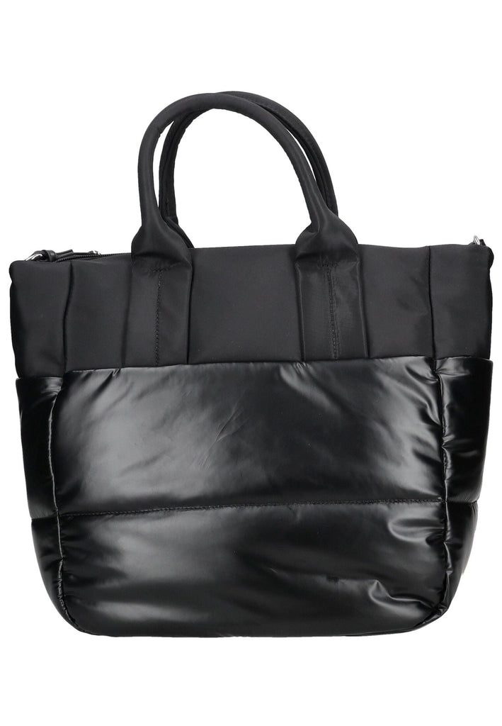 Blauer Taschen Textil Schwarz