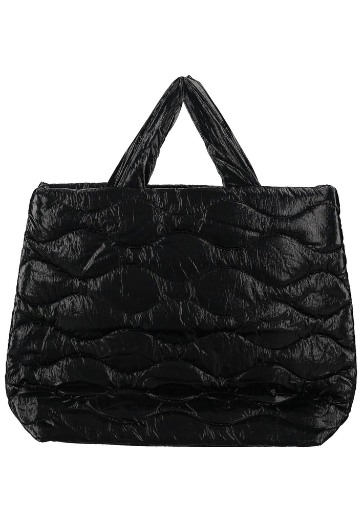 Blauer Taschen Textil Schwarz