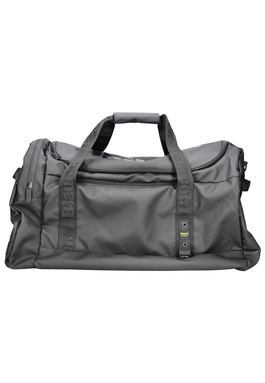 Blauer Taschen Textil Schwarz/Schwarz