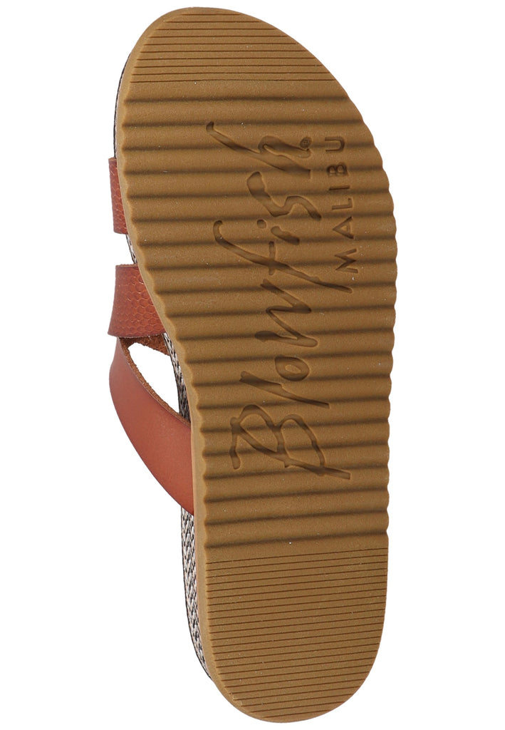 Blowfish Pantoletten Lederimitat Braun