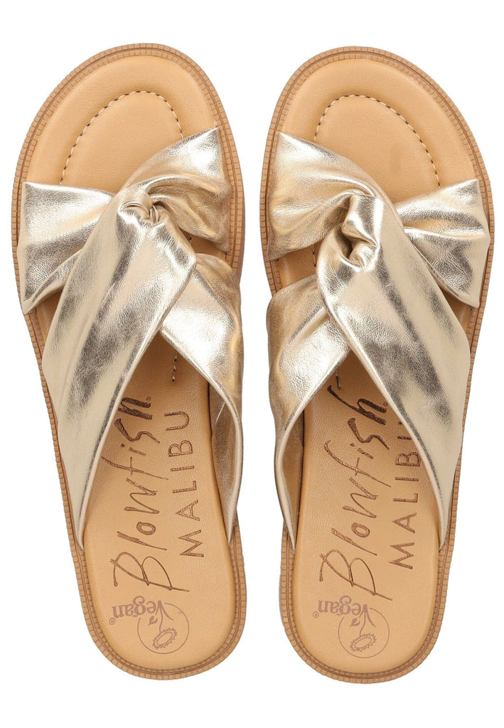 Blowfish Pantoletten Lederimitat Gold