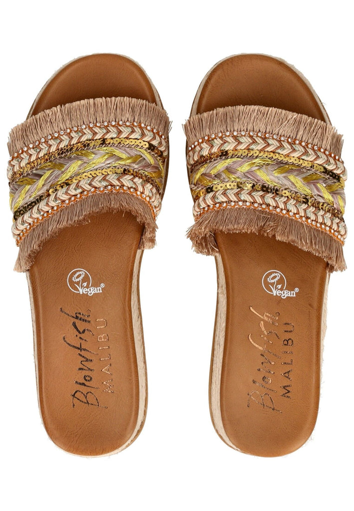 Blowfish Pantoletten Lederimitat Mehrfarbig