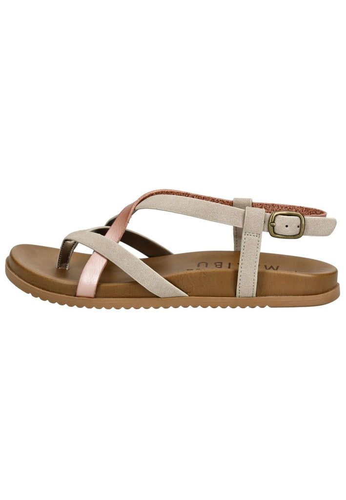Sandalen Blowfish Zehensteg Lederimitat Gold