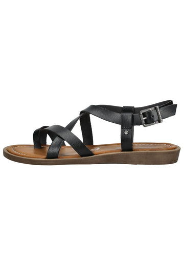Sandalen Blowfish Zehensteg Lederimitat Schwarz