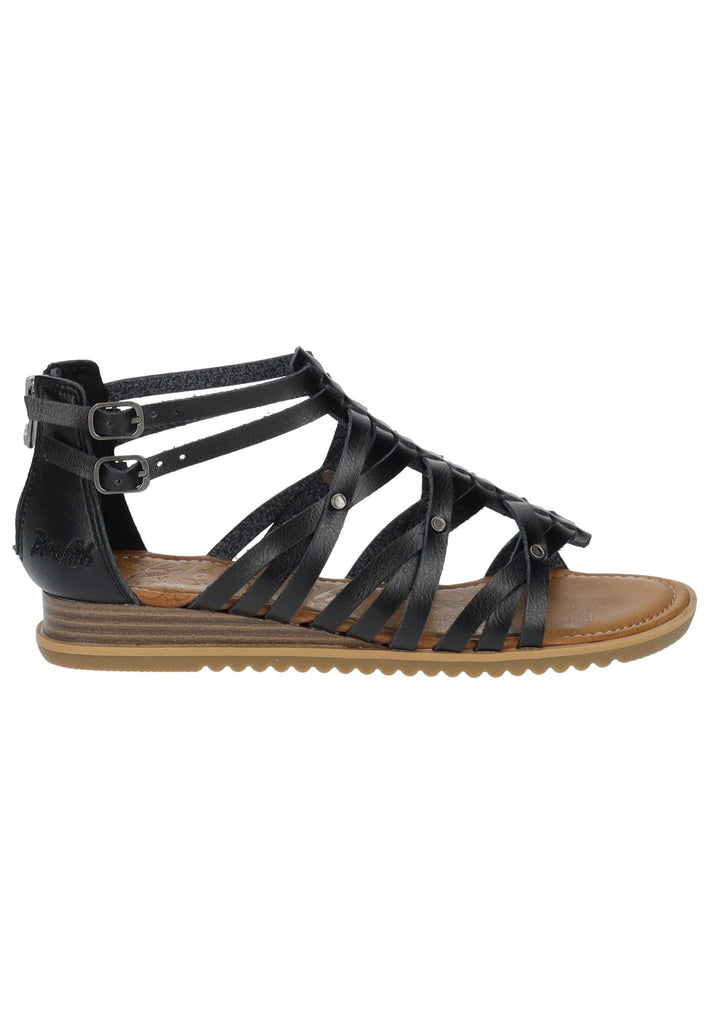 Blowfish Sandalen Lederimitat Schwarz