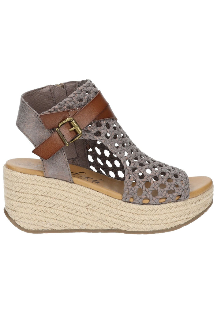 Blowfish Sandalen Lederimitat/Textil Braun/Grau