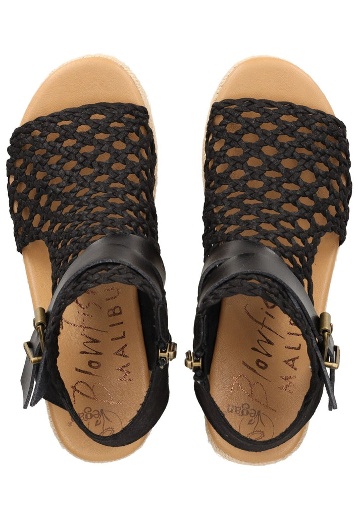 Blowfish Sandalen Lederimitat/Textil Schwarz