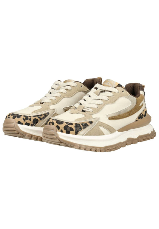 Blowfish Sneaker Lederimitat Weiß/Beige