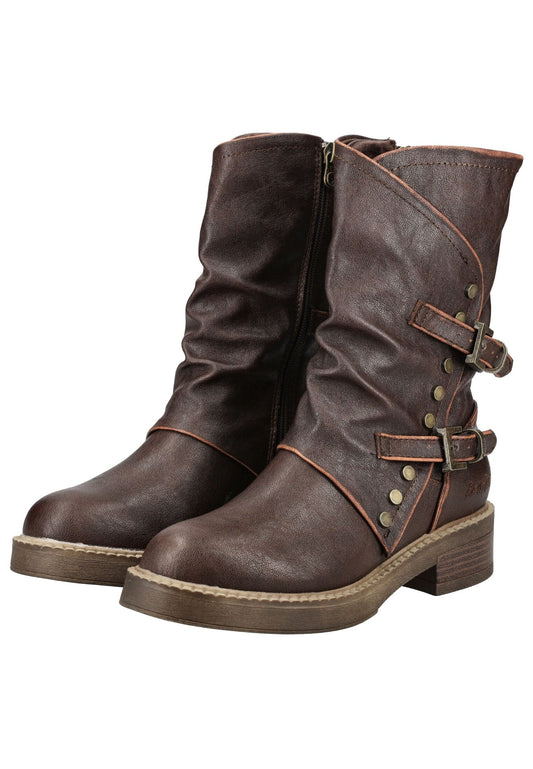 Blowfish Stiefel Lederimitat Braun Warmfutter