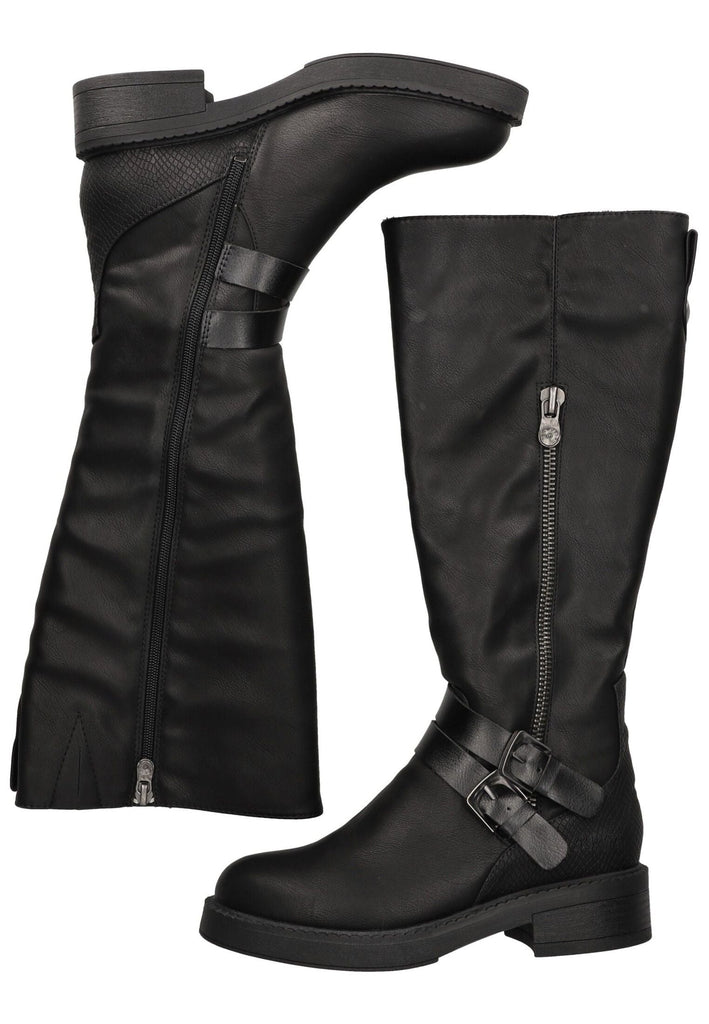 Blowfish Stiefel Lederimitat Schwarz