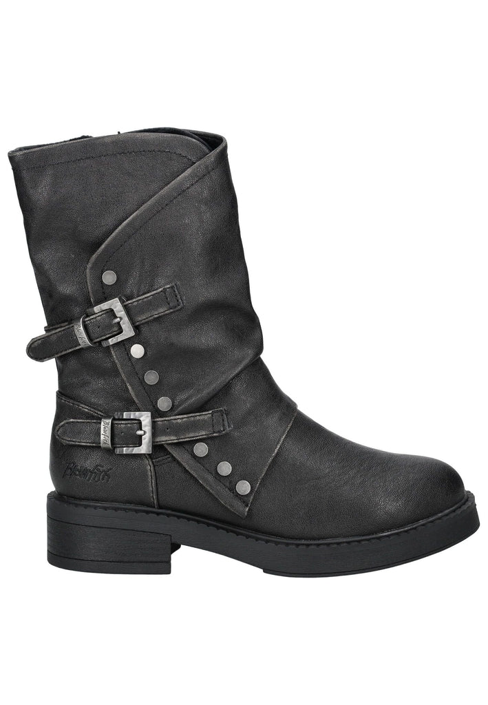 Blowfish Stiefel Lederimitat Schwarz Warmfutter