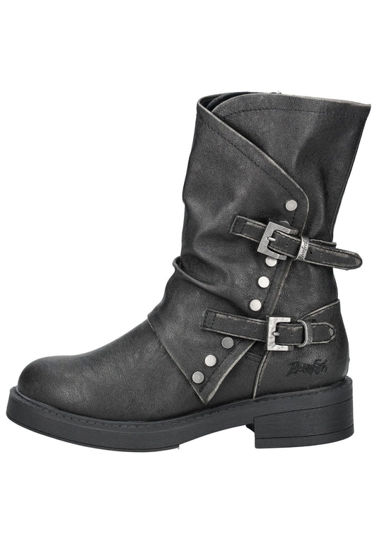 Blowfish Stiefel Lederimitat Schwarz Warmfutter