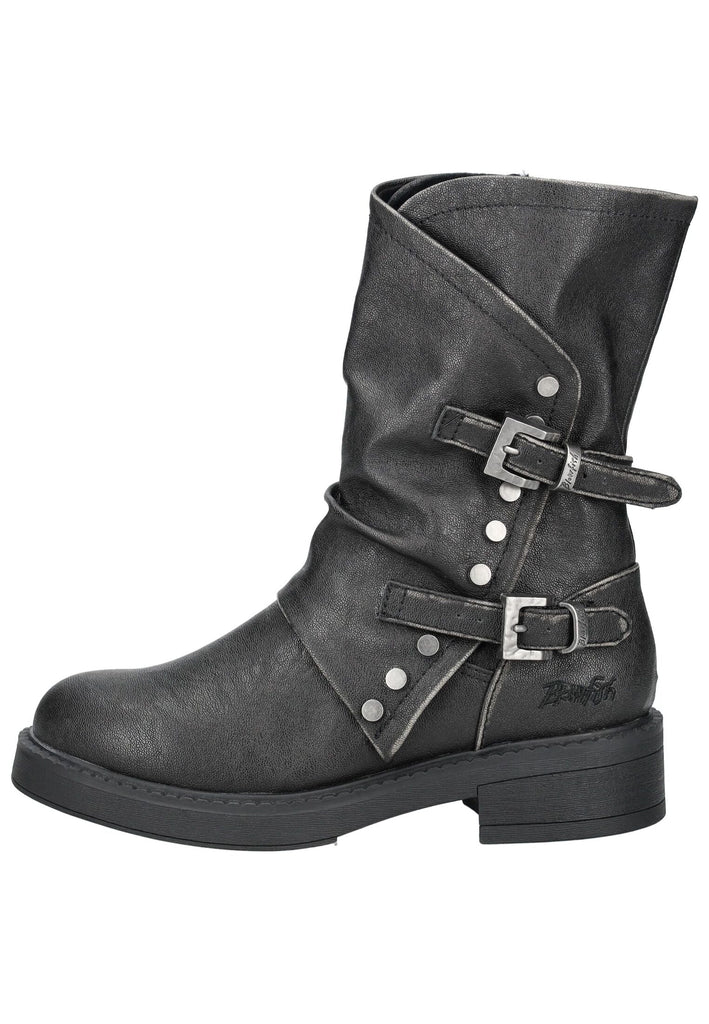 Blowfish Stiefel Lederimitat Schwarz Warmfutter
