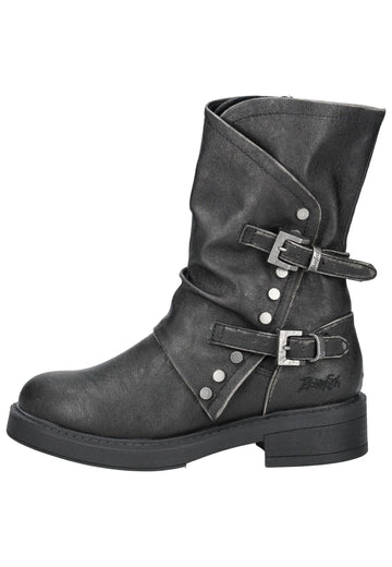 Blowfish Stiefel Lederimitat Schwarz Warmfutter