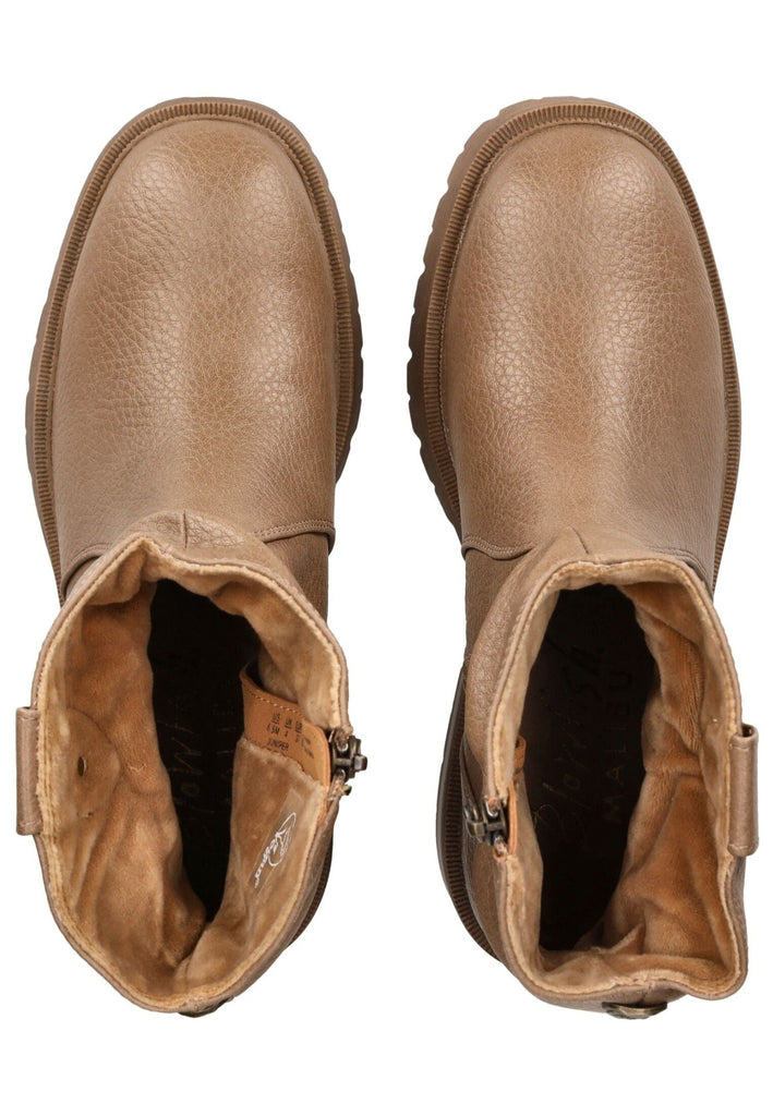 Blowfish Stiefelette Lederimitat Cream Warmfutter