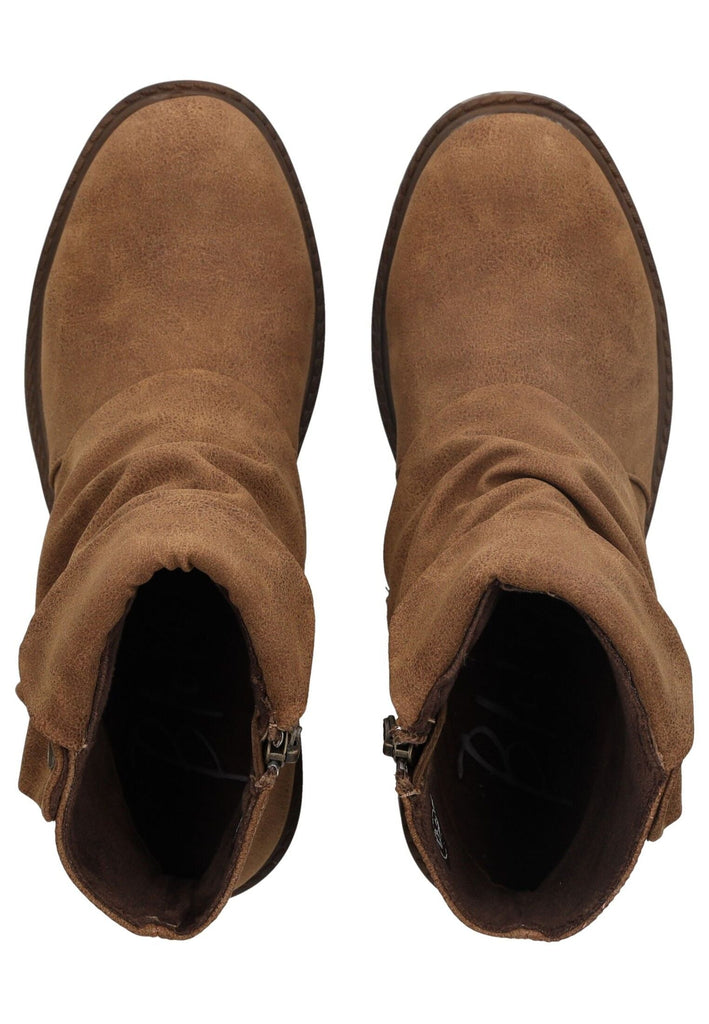 Blowfish Stiefelette Lederimitat Mittelbraun
