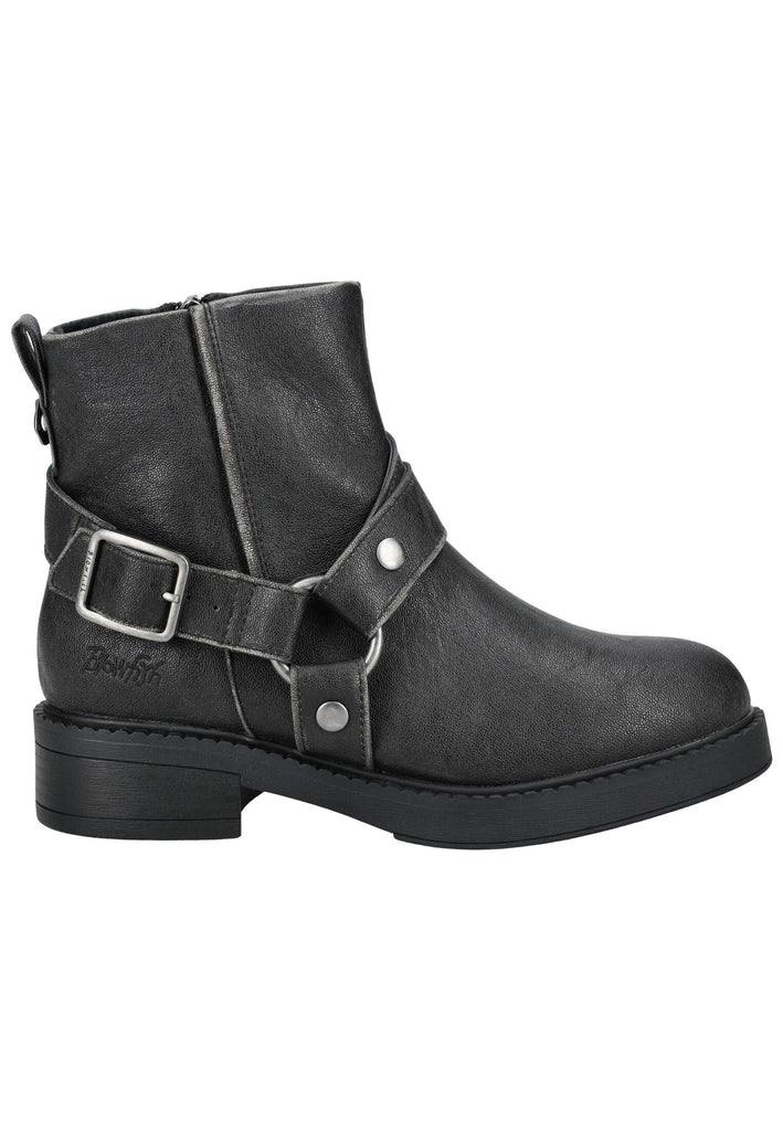Blowfish Stiefelette Lederimitat Schwarz