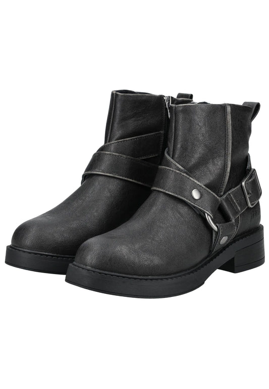 Blowfish Stiefelette Lederimitat Schwarz