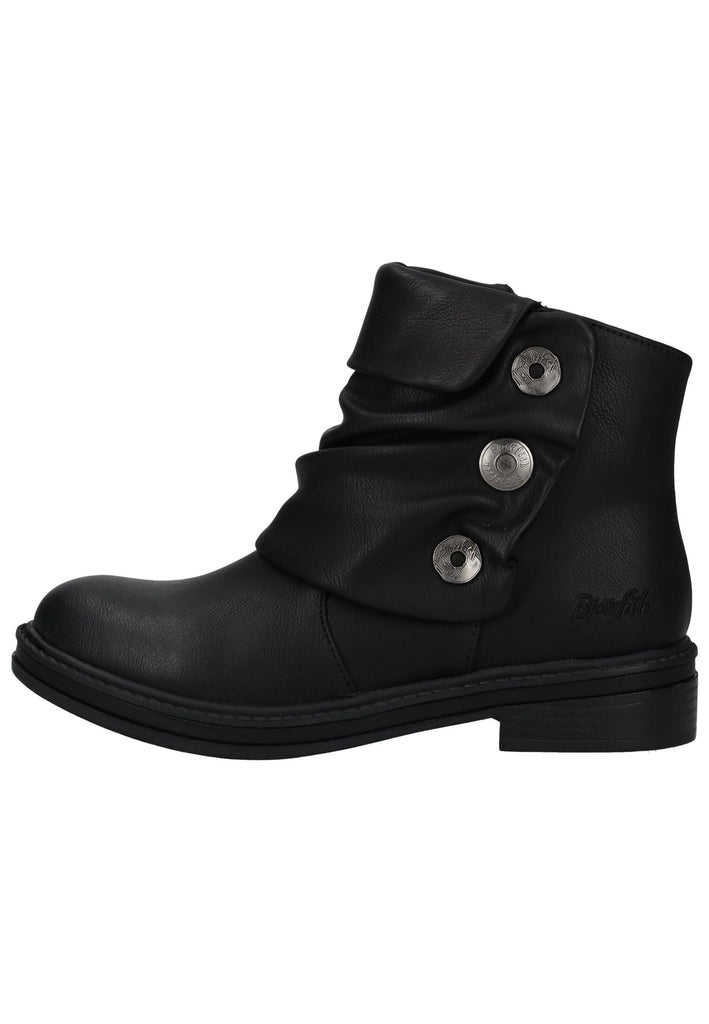 Blowfish Stiefelette Lederimitat Schwarz