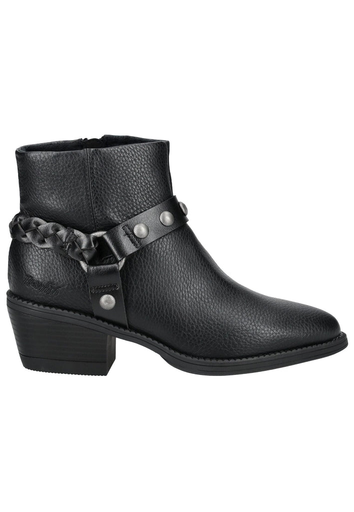 Blowfish Stiefelette Lederimitat Schwarz Warmfutter